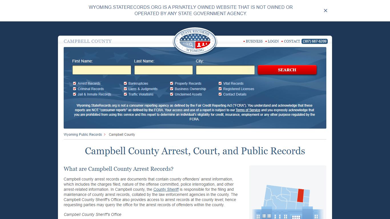 Campbell County Arrest, Court, and Public Records