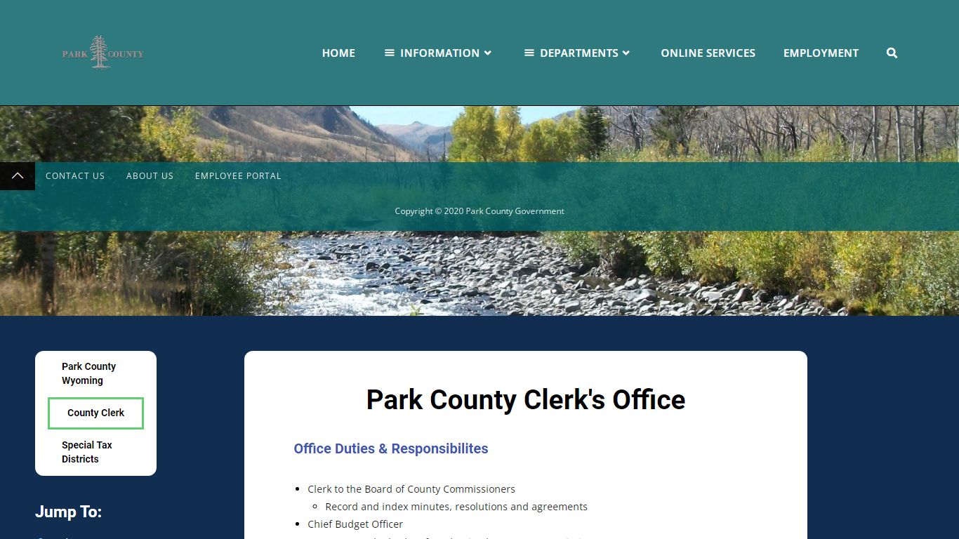 County Clerk - Park County Wyoming